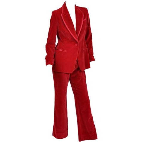 gucci tuxedo black|Gucci red velvet suit.